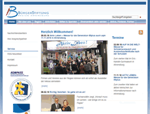 Tablet Screenshot of buergerstiftung-region-ahrensburg.de